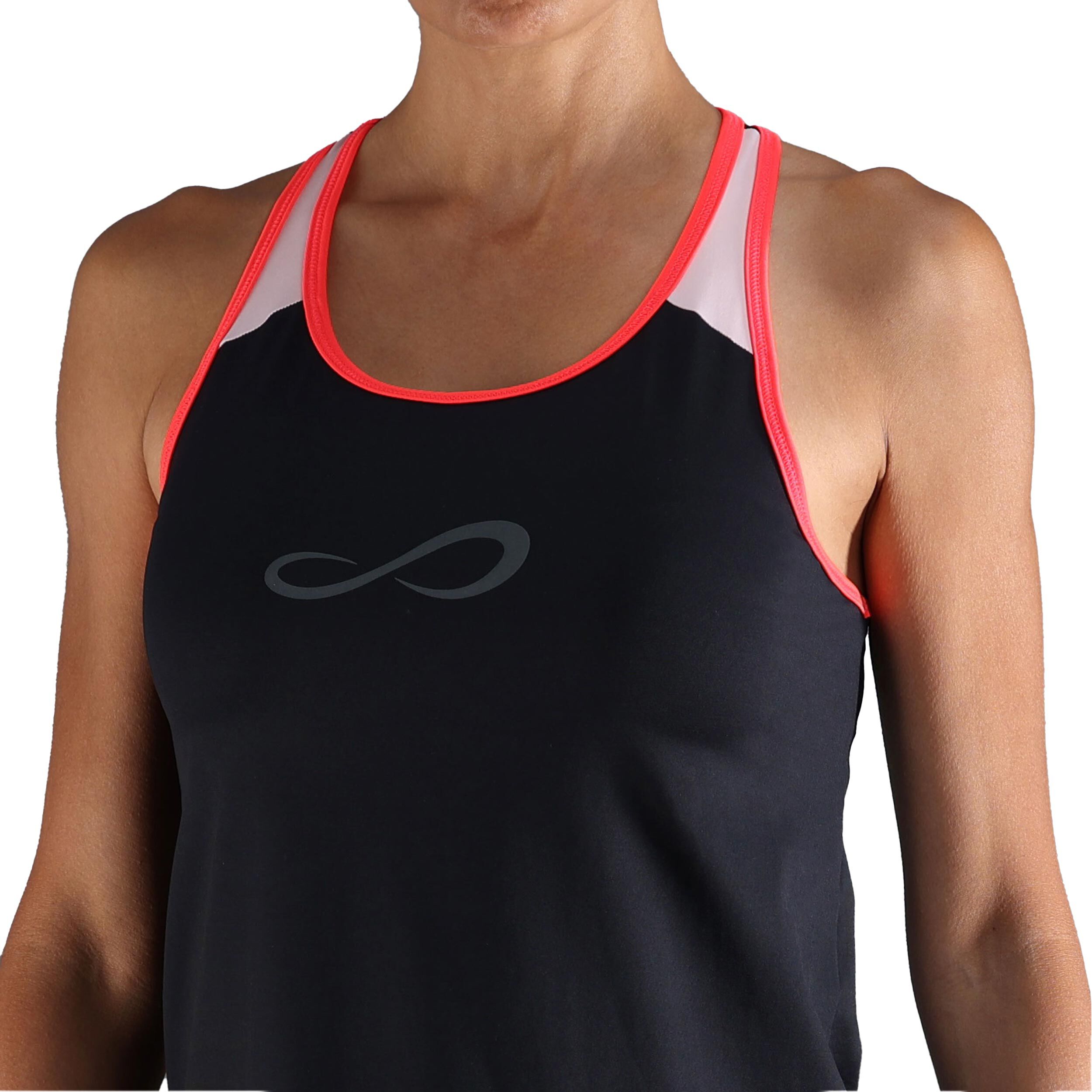 Speed II Tank-Top Damen - Schwarz, Rot