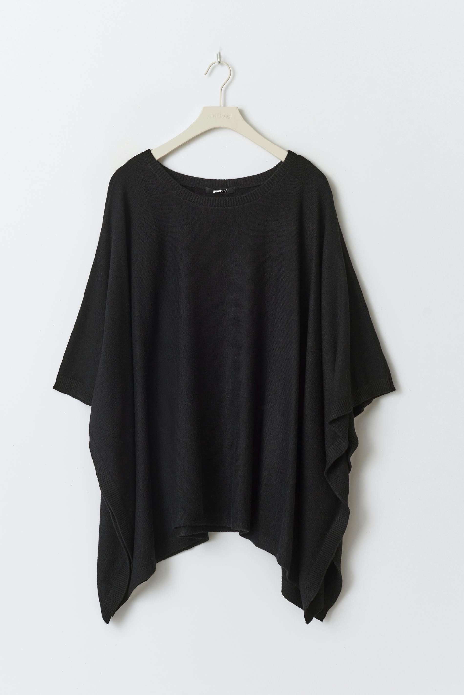 Knitted poncho