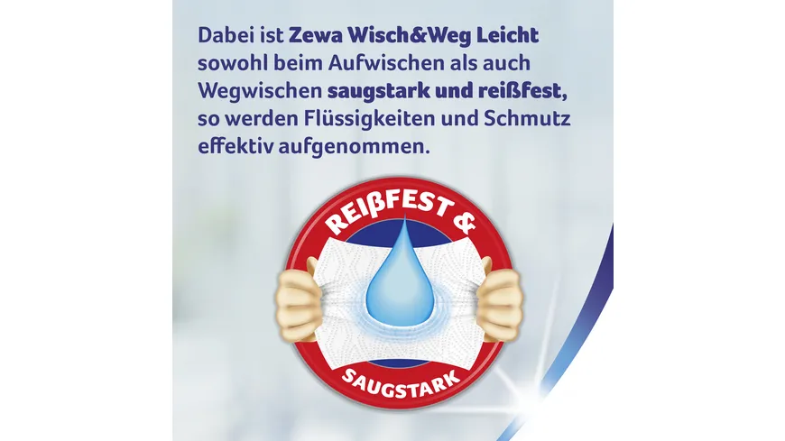 ZEWA WISCH&WEG Leicht Haushaltstücher 4x48 Blatt
