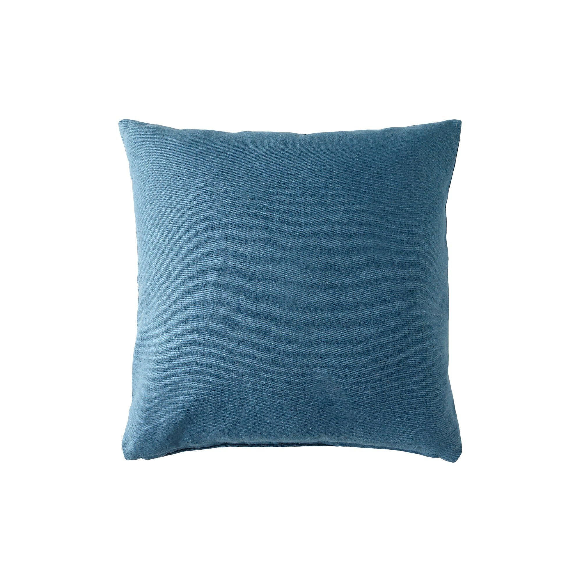 Housse de coussin unie bachette