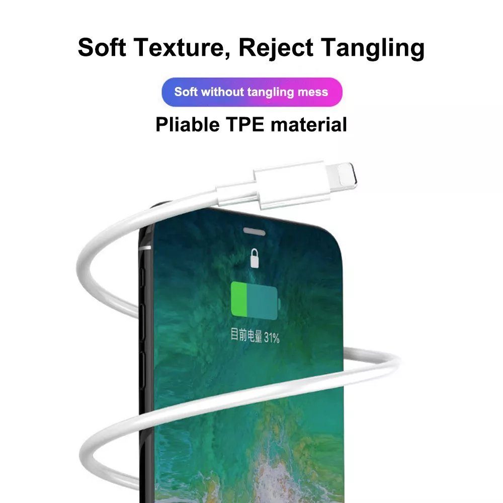 TradeNation USB Typ C auf Lightning Kabel Ladekabel Schnell für iPhone 14 13 11 Lightningkabel, USB-C, Lightning (100 cm), 20W, Schnelles Laden & Datenübertragung