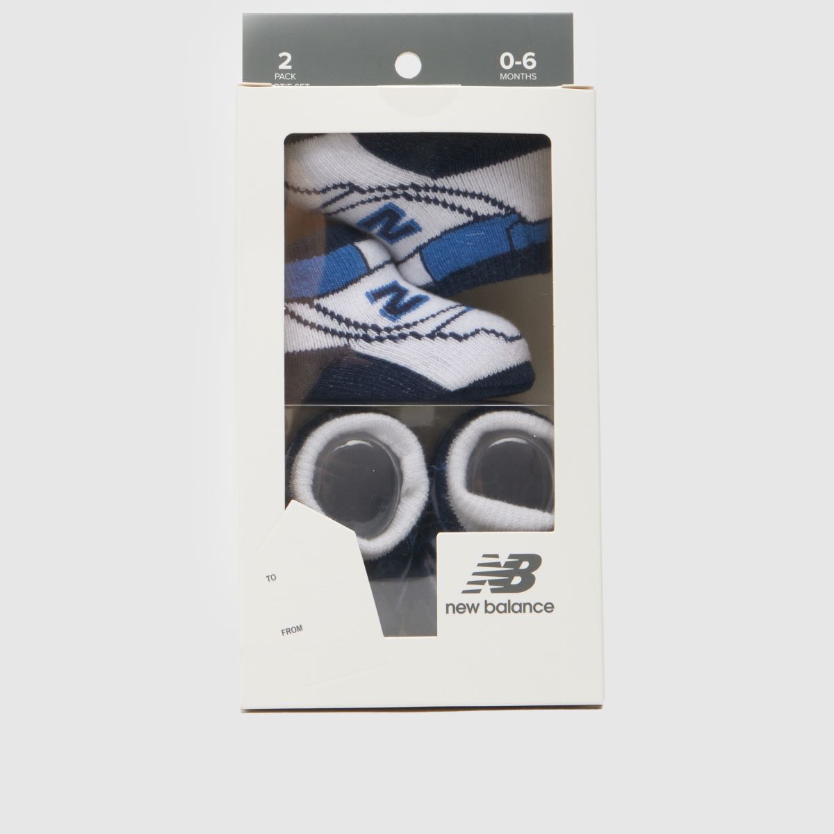 Komplet dveh modrih klasičnih otroških škornjev New Balance