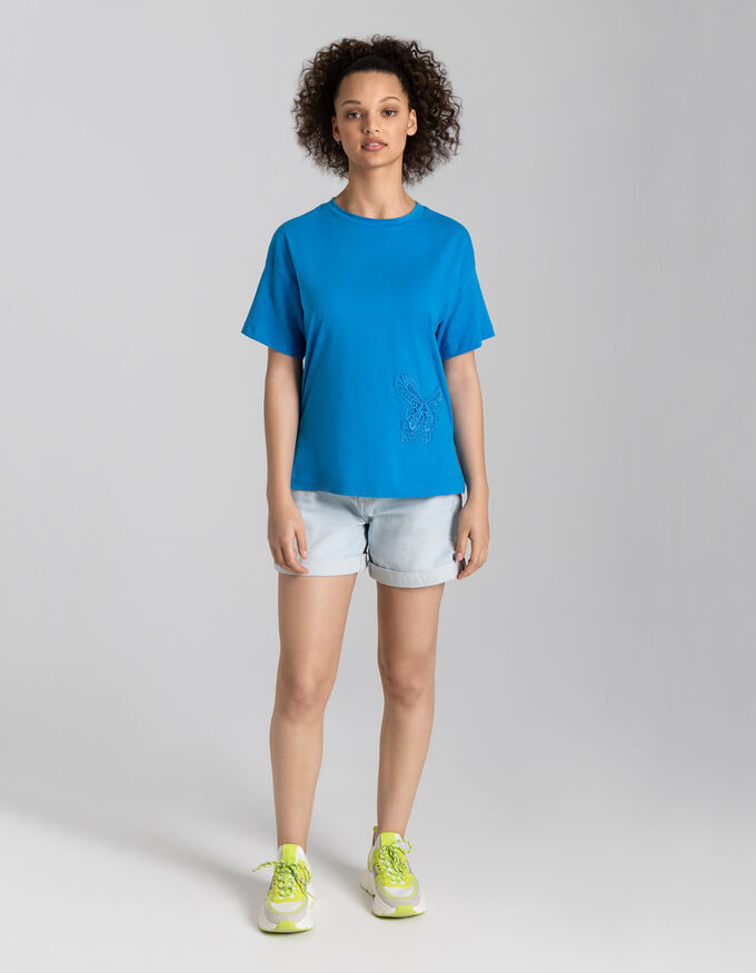 T-Shirt - Stickereien