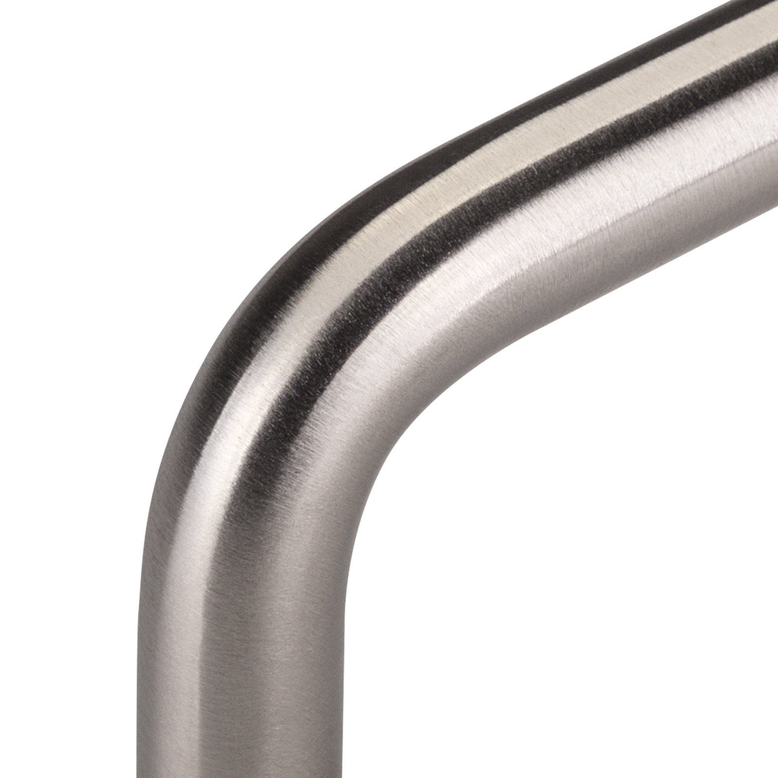SO-TECH® Möbelgriff Bügelgriff BG03e echt Edelstahl BA 64 - 320 mm - incl. Schrauben, Griff Schrankgriff Schubladengriff - incl. Schrauben
