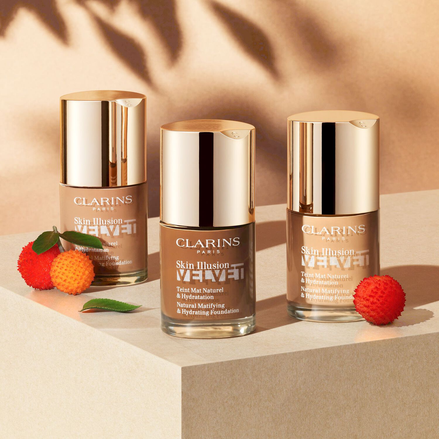 Clarins Skin Illusion Velvet Fond de Teint Mat Naturel & Hydratation