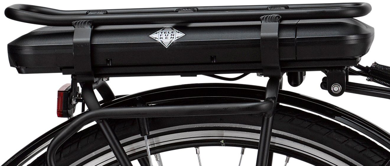 Telefunken E-Bike RC657 Multitalent, 7 Gang Shimano Nexus Schaltwerk, Nabenschaltung, Frontmotor, 468 Wh Batterie