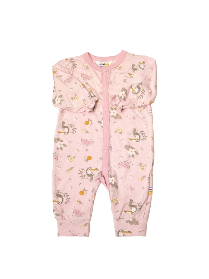 Joha Bio Bambus Schlafstrampler in rosa günstig kaufen