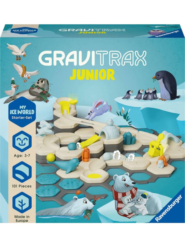 Ravensburger Kugelbahn GraviTrax Junior Starter-Set L Ice, 3-7 Jahre günstig kaufen onesize