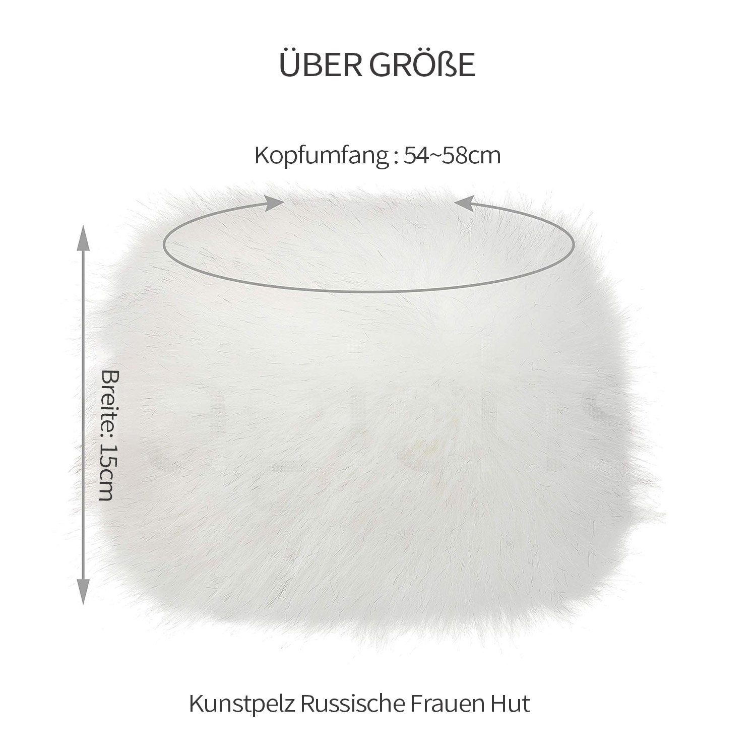 MAGICSHE Stirnband Warme Mütze Winter warme Ohrenschützer