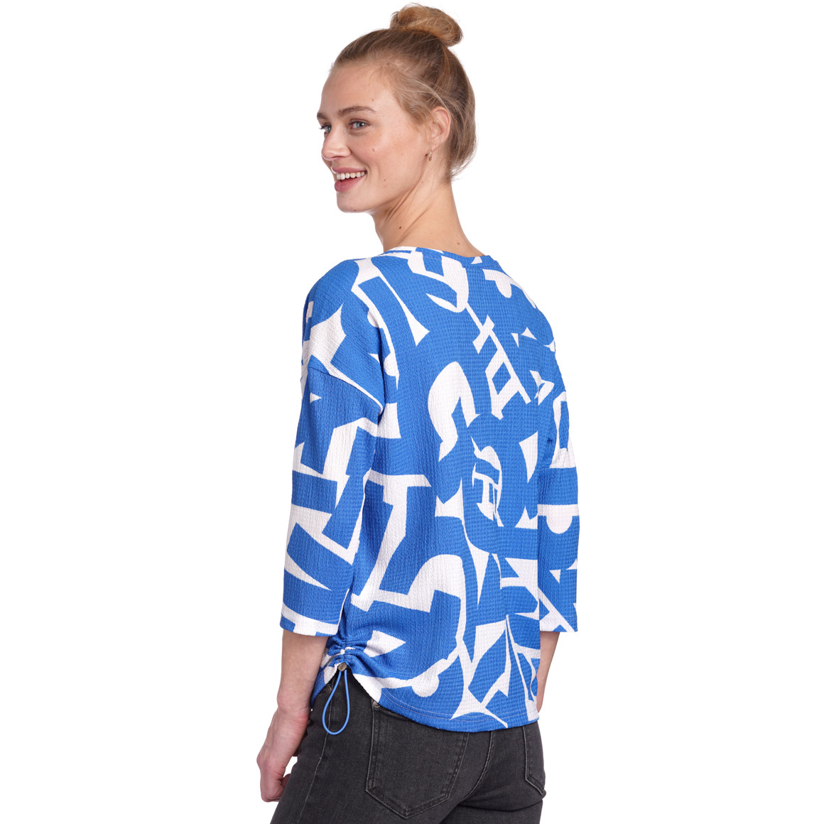 Damen Shirt mit Raffung