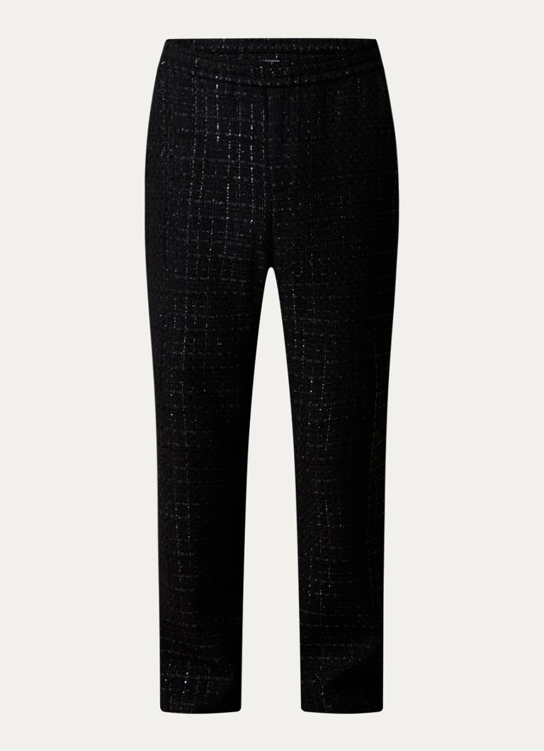 Balmain taisna piegriezuma bikses ar lureksu