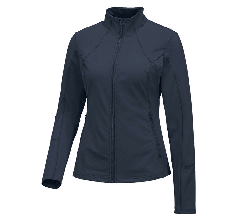 e.s. Funktions Sweatjacke solid, Damen
