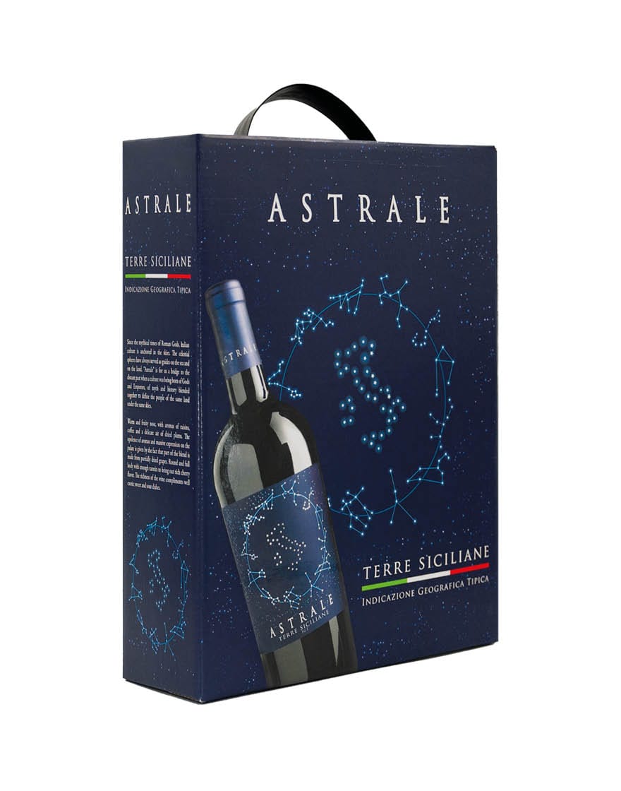 Terre Siciliane IGT  Astrale 3 ℓ, Bag in Box