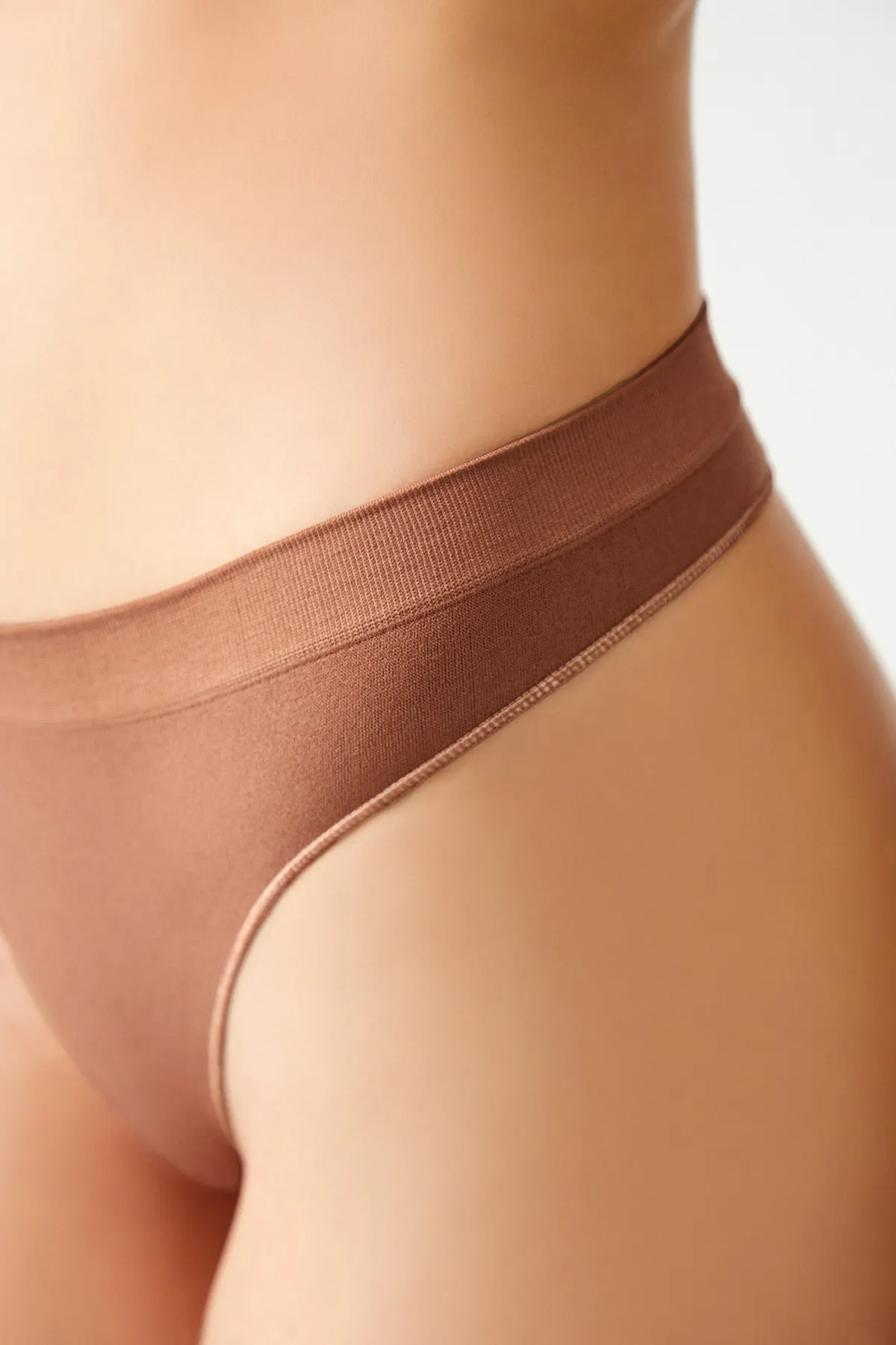 LOS OJOS  3 Stück nahtlose Tanga-Höschen 3xThong