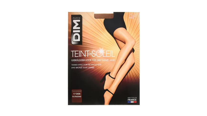 DIM Damen Feinstrumpfhose Teint de Soleil 17 DEN terracotta