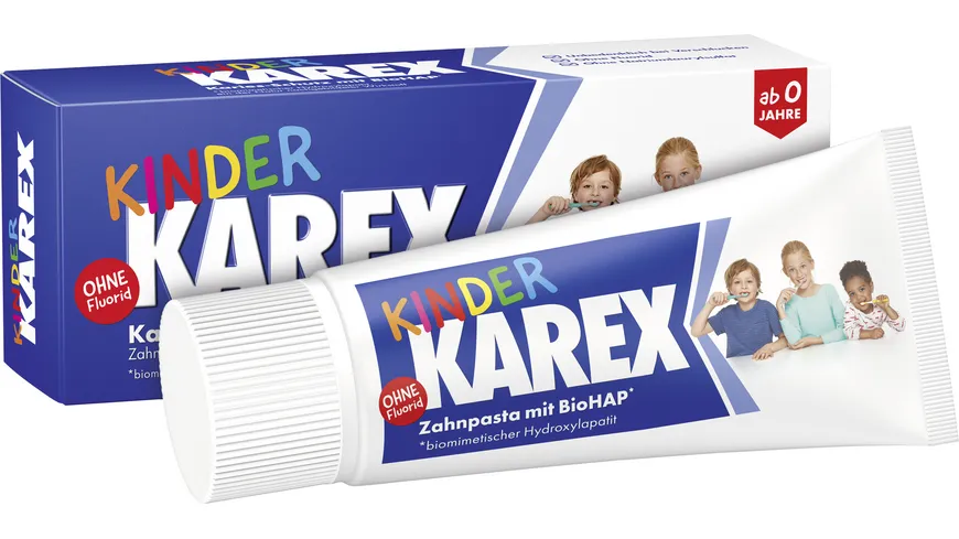 Kinder-Zahnpasta für jedes Alter (ab 0 Jahren). Ohne Fluorid. Auch für Kinder geeignet 50 ml