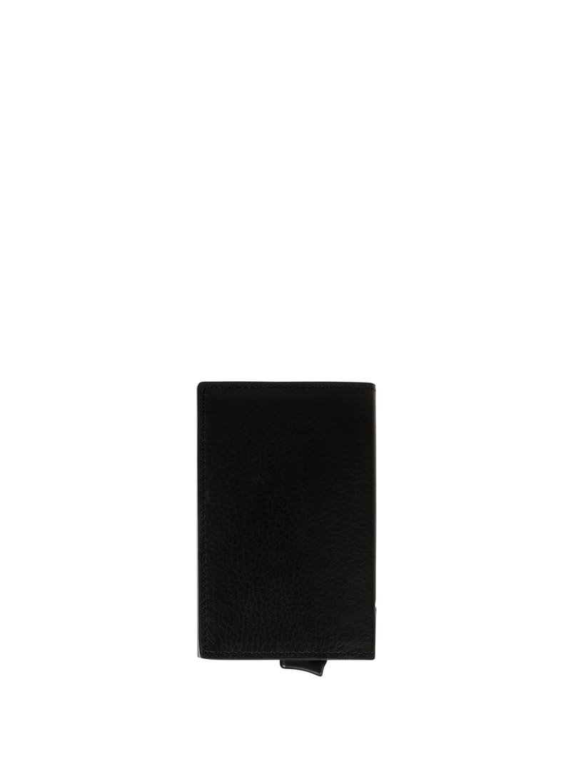 Kartenetui aus Leder Modell 'Carter c-one' in schwarz