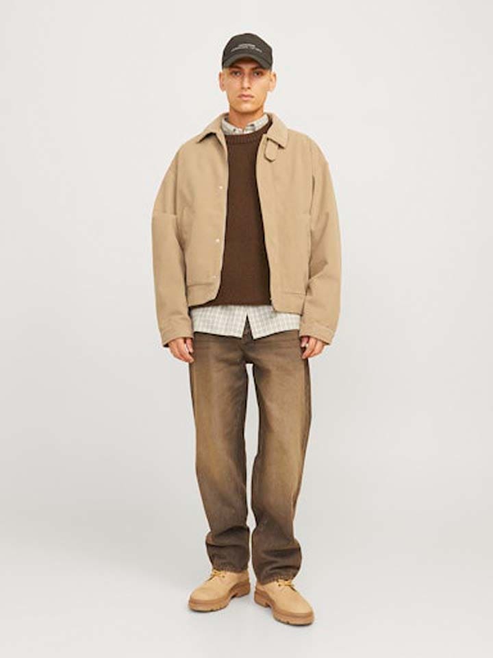 Jack & Jones Pullover in Hellbraun günstig kaufen