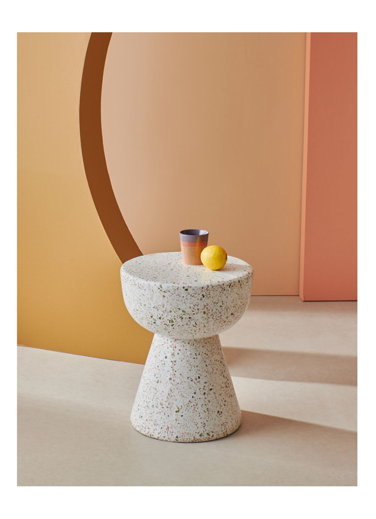 HKliving Terrazzo sidebord 35 cm