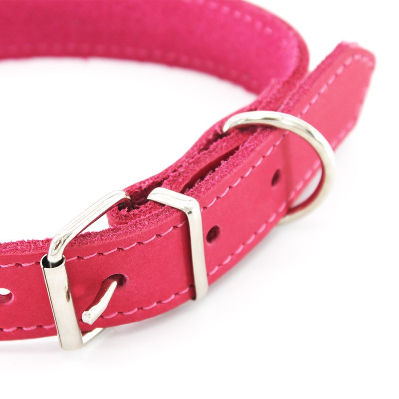 Heim Halsband mit Ziernaht, pink zu TOP-Preisen
