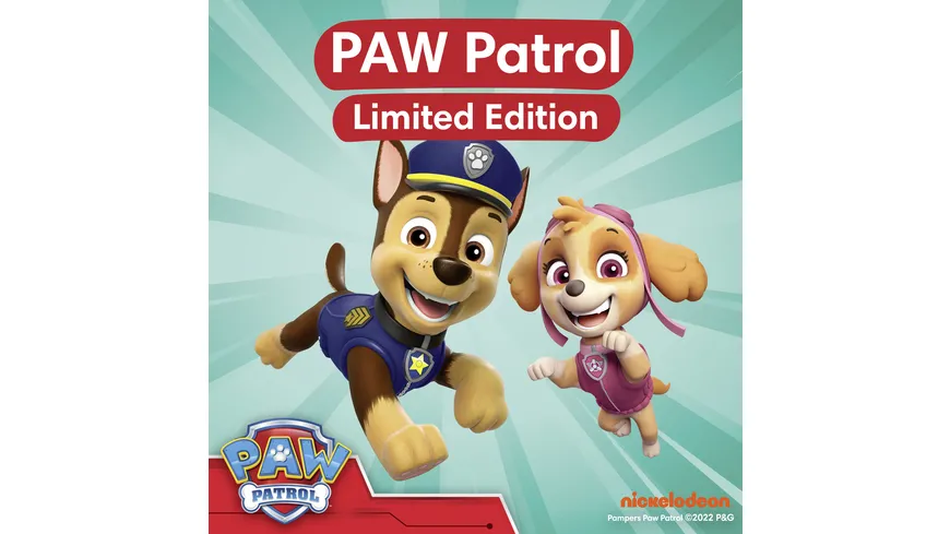 Pampers Baby-Dry Pants Paw Patrol Windeln Gr.5 Junior 12-17kg Monatsbox