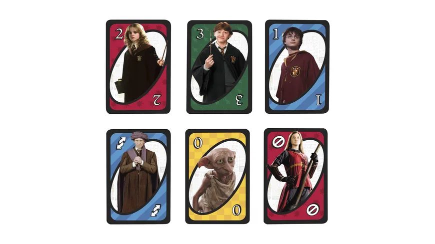 Mattel Games UNO Harry Potter, Kartenspiel, Kinderspiel, Gesellschaftsspiel