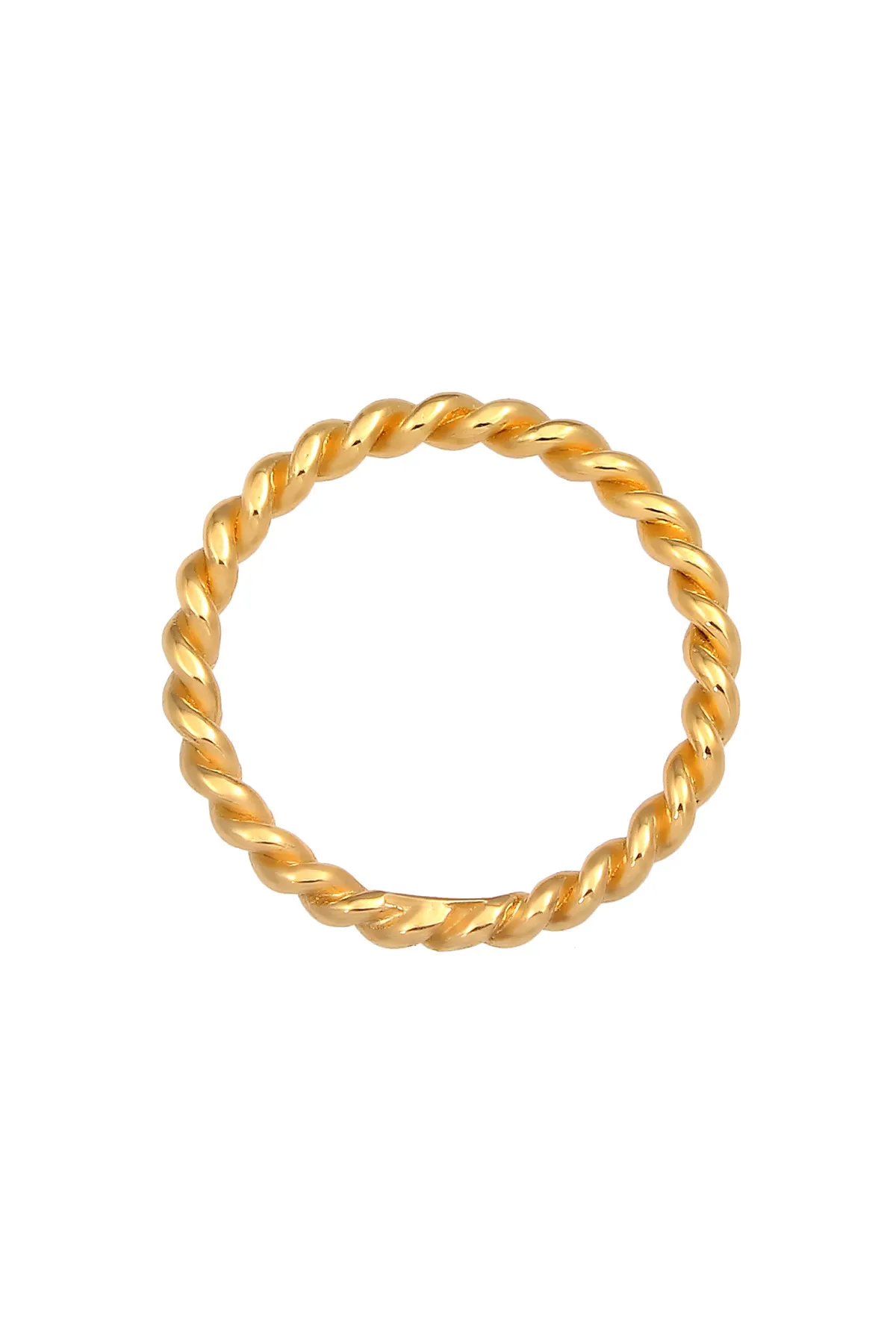 Nenalina  Ring Twisted Gedreht Basic Schlicht 925 Sterling Silber