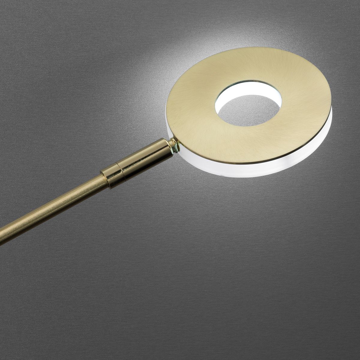 Fischer & Honsel 1-flg LED Stehleuchte Dent-TW Messingfarben