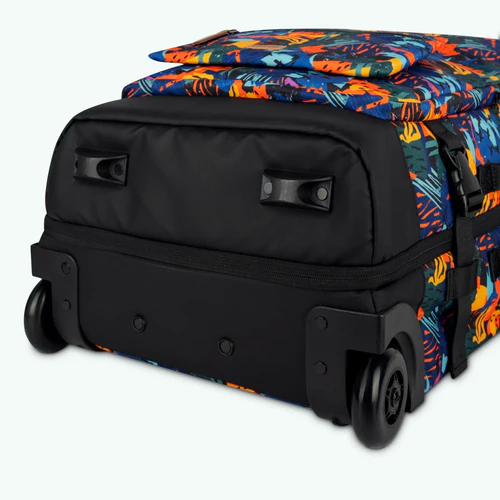 Small 2-wheel soft-sided suitcase, Boulogne blue