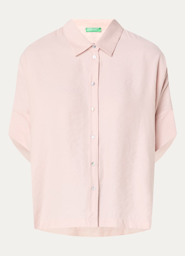 Blusa Benetton Summer Mood con maniche a pipistrello oversize