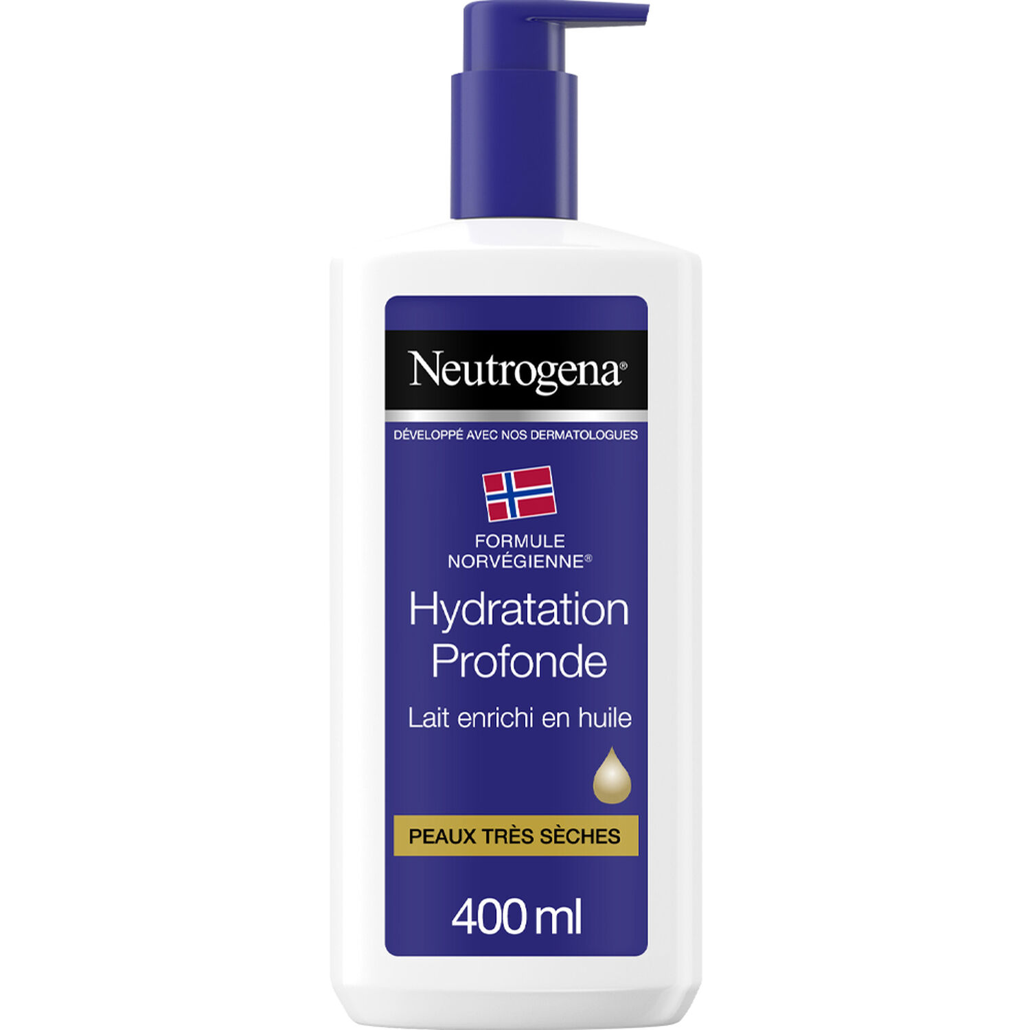 Neutrogena Lait corps NEUTROGENA® Hydratation Profonde Lait enrichi en huile 400ml