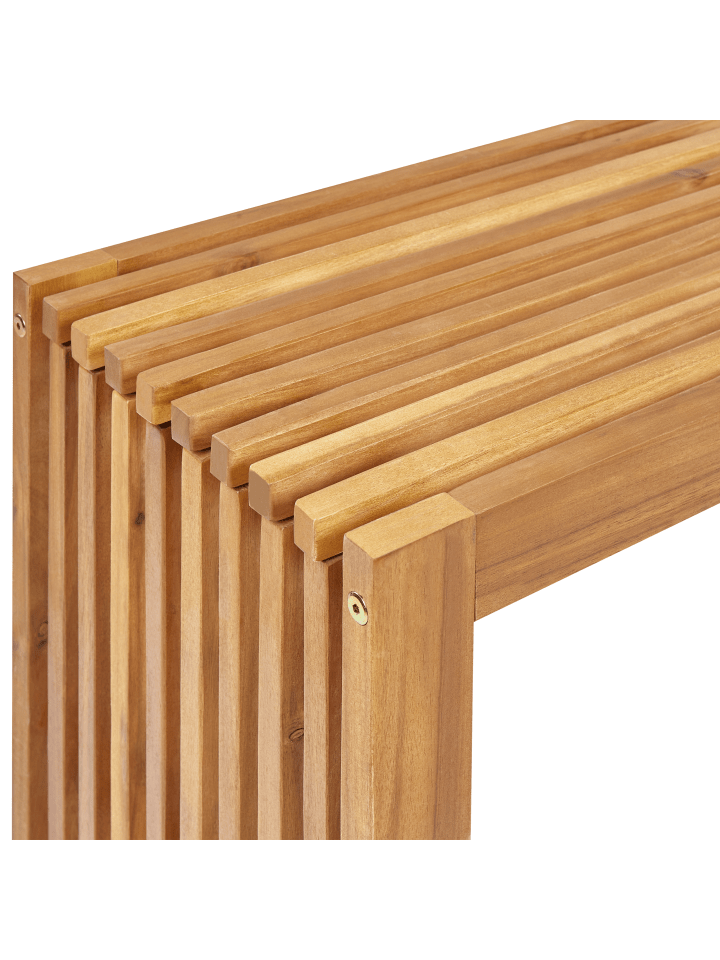 Beliani Gartentisch BELLANO in Heller Holzfarbton - (W) 150 x (H) 60 x (L) 35 cm günstig kaufen onesize