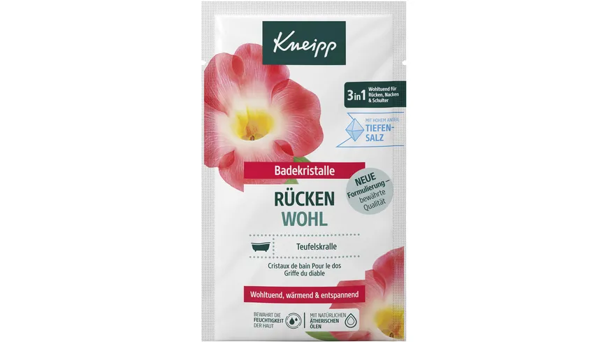 Kneipp Badekristalle Rücken Wohl 60 g