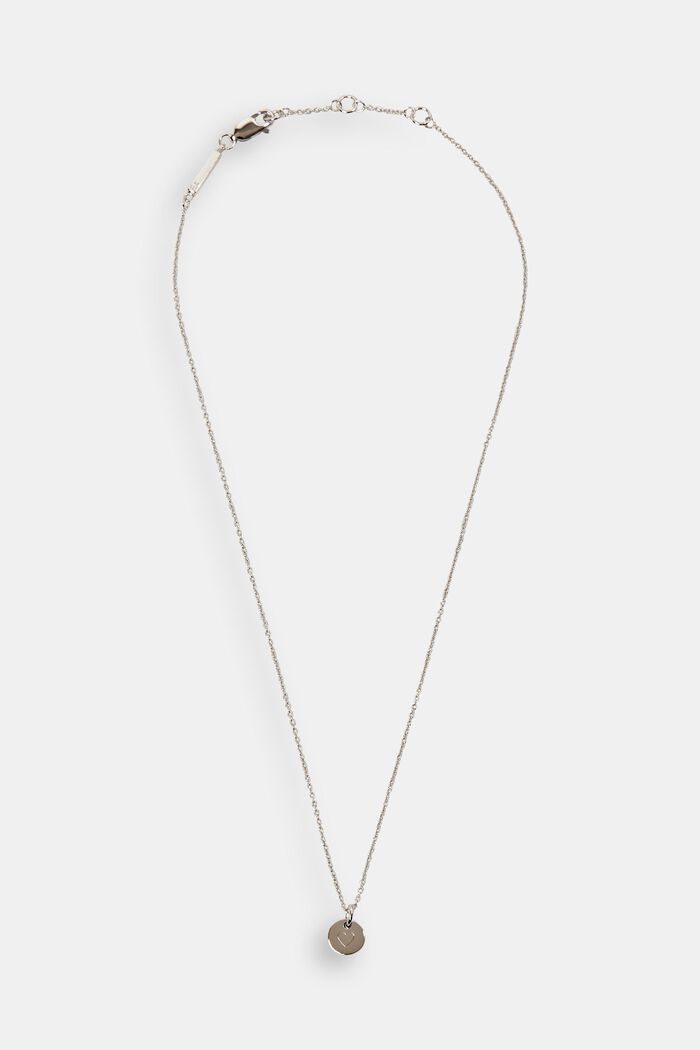 Kette mit graviertem Anhänger, Sterlingsilber