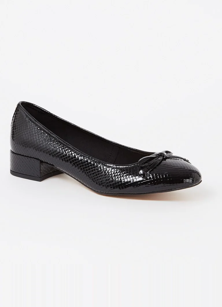 Dune London Hollies nahkaiset ballerinat