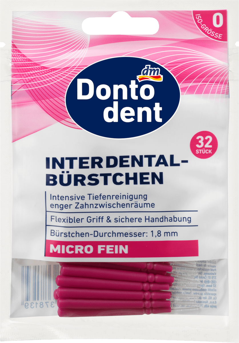 Interdentalbürsten pink 0,35mm ISO 0, 32 St