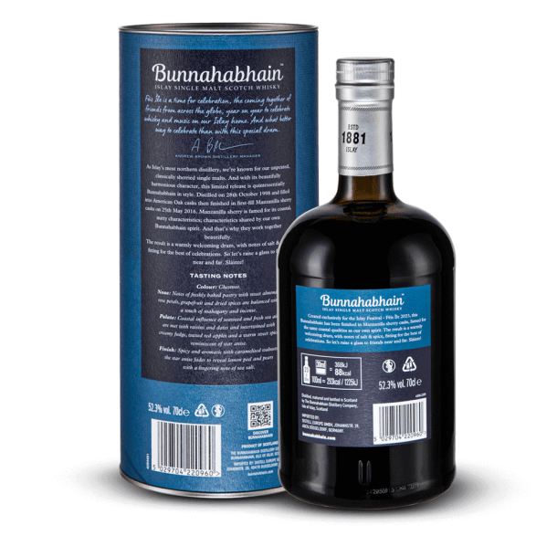 Bunnahabhain 1998 Manzanilla Cask Finish 52,30%