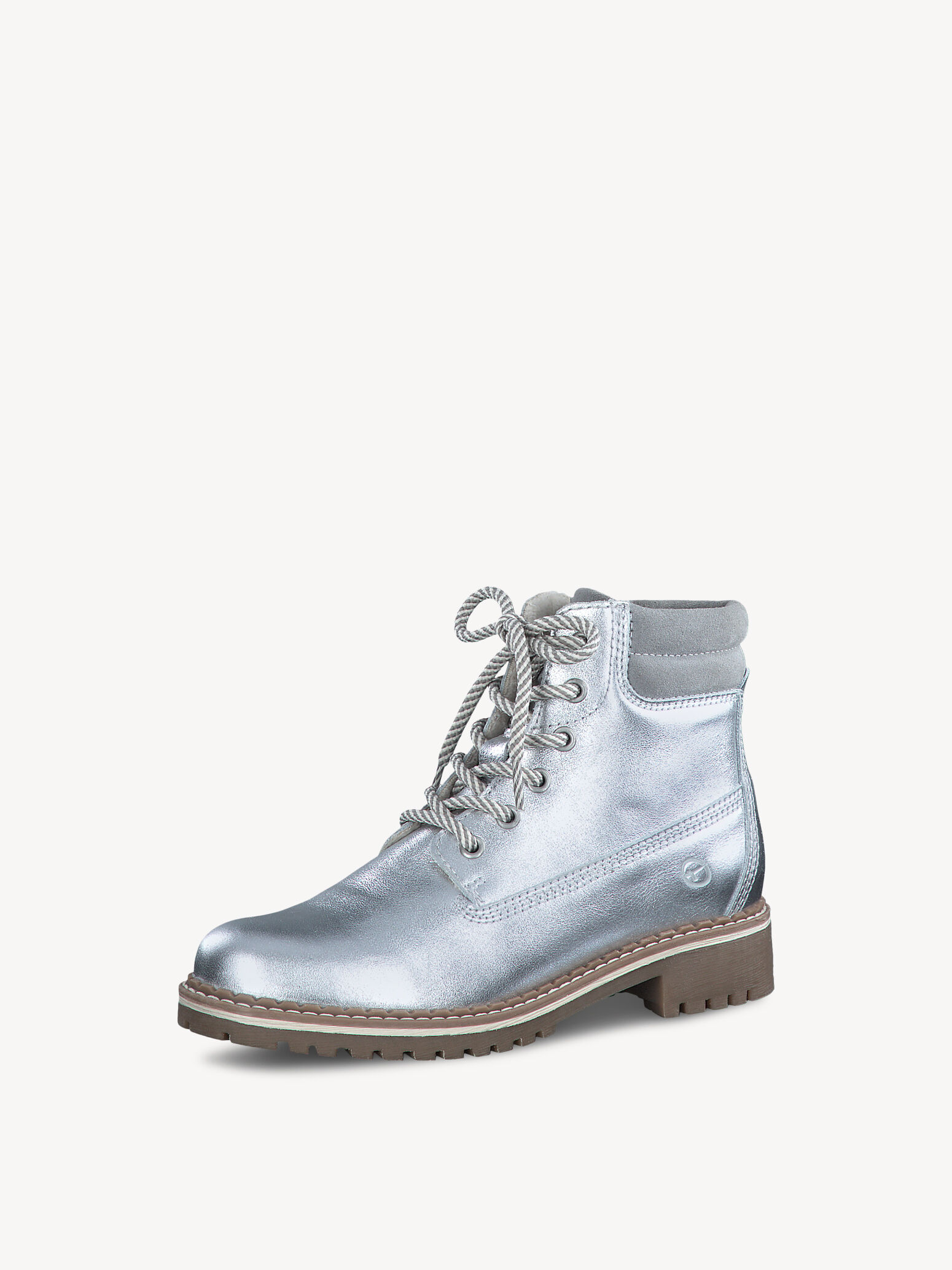 Bottine en cuir - multicolore