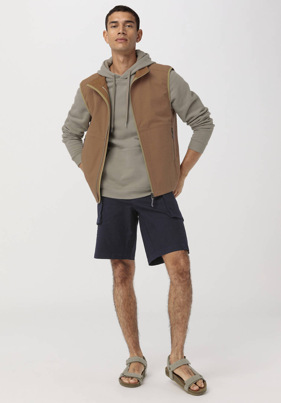Trekking-Shorts aus Bio-Baumwolle mit Hanf