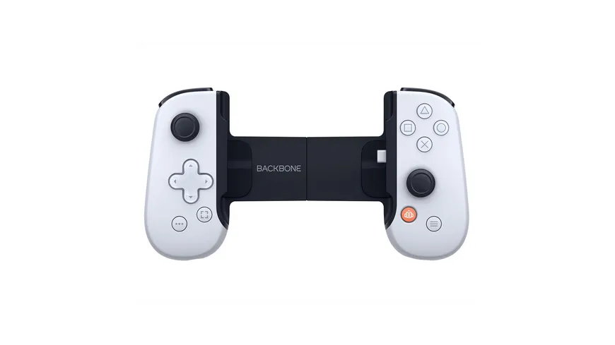 Backbone One - PlayStation Edition für Android und iPhone 15. Mobile Gaming-Controller, weiß weiß