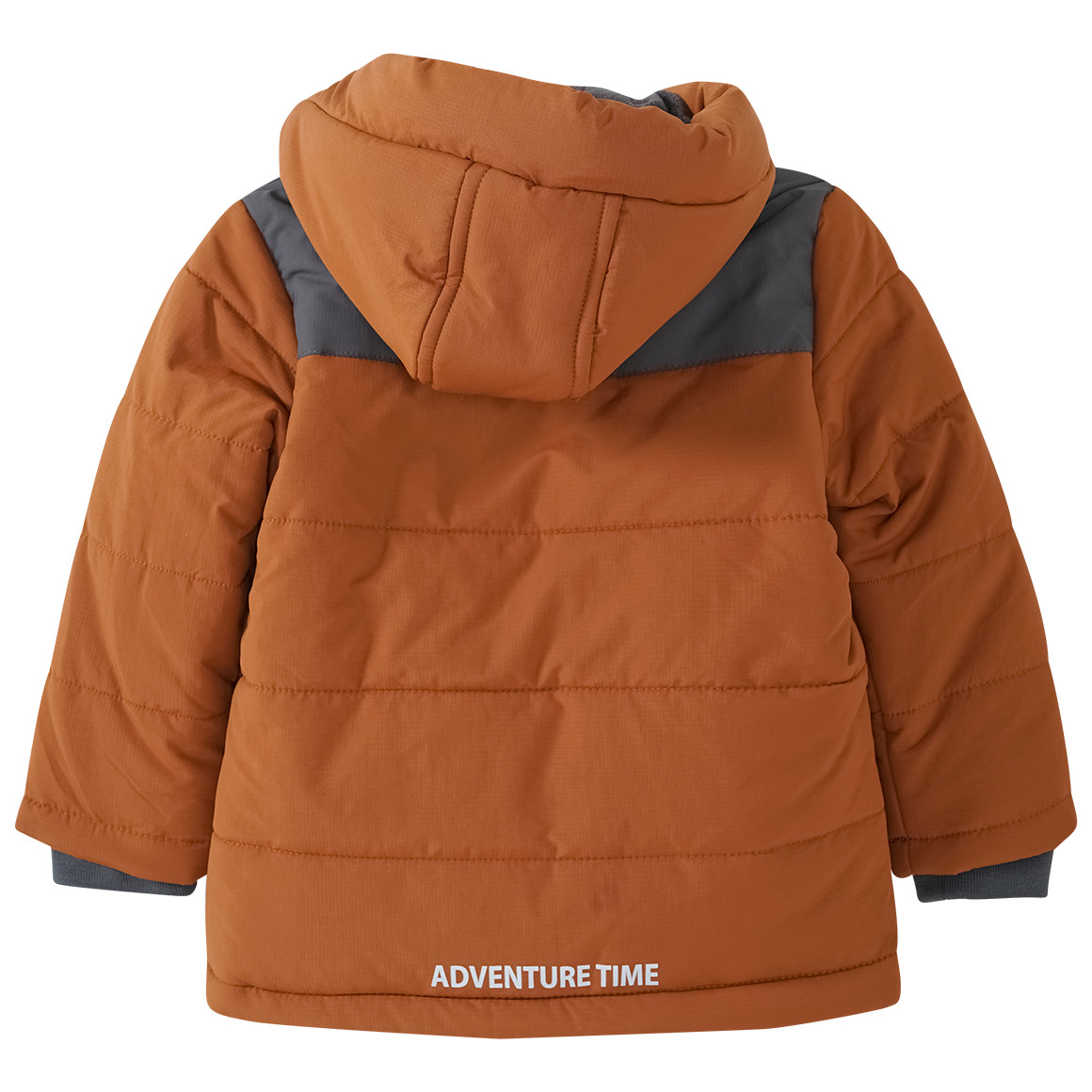 Jungen Winterjacke mit Farbteiler