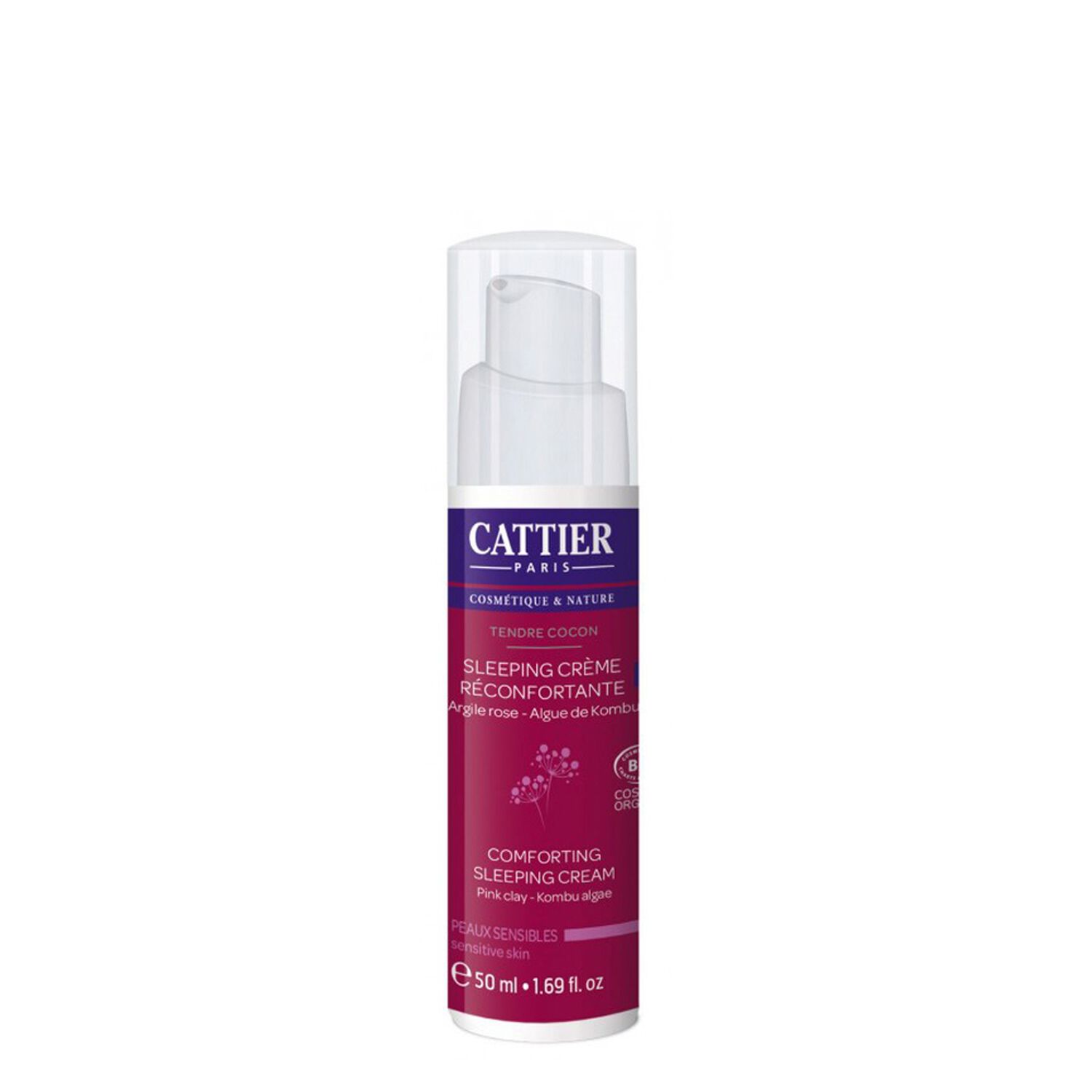 Cattier Tendre Cocon Sleeping Crème Réconfortante 50 ml
