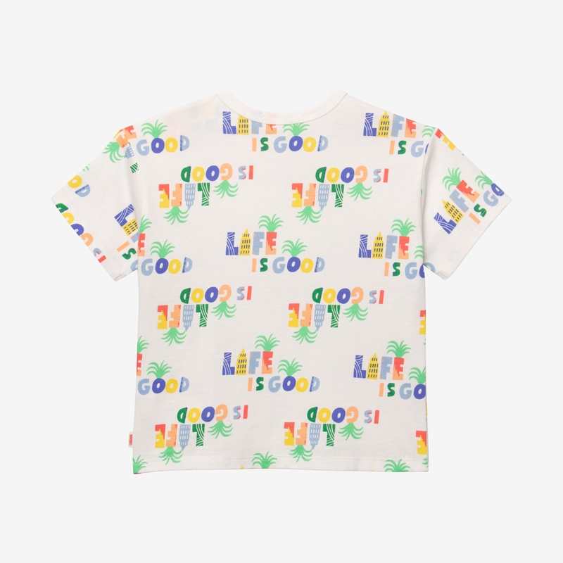 T-shirt bébé garçon typo beige Catimini