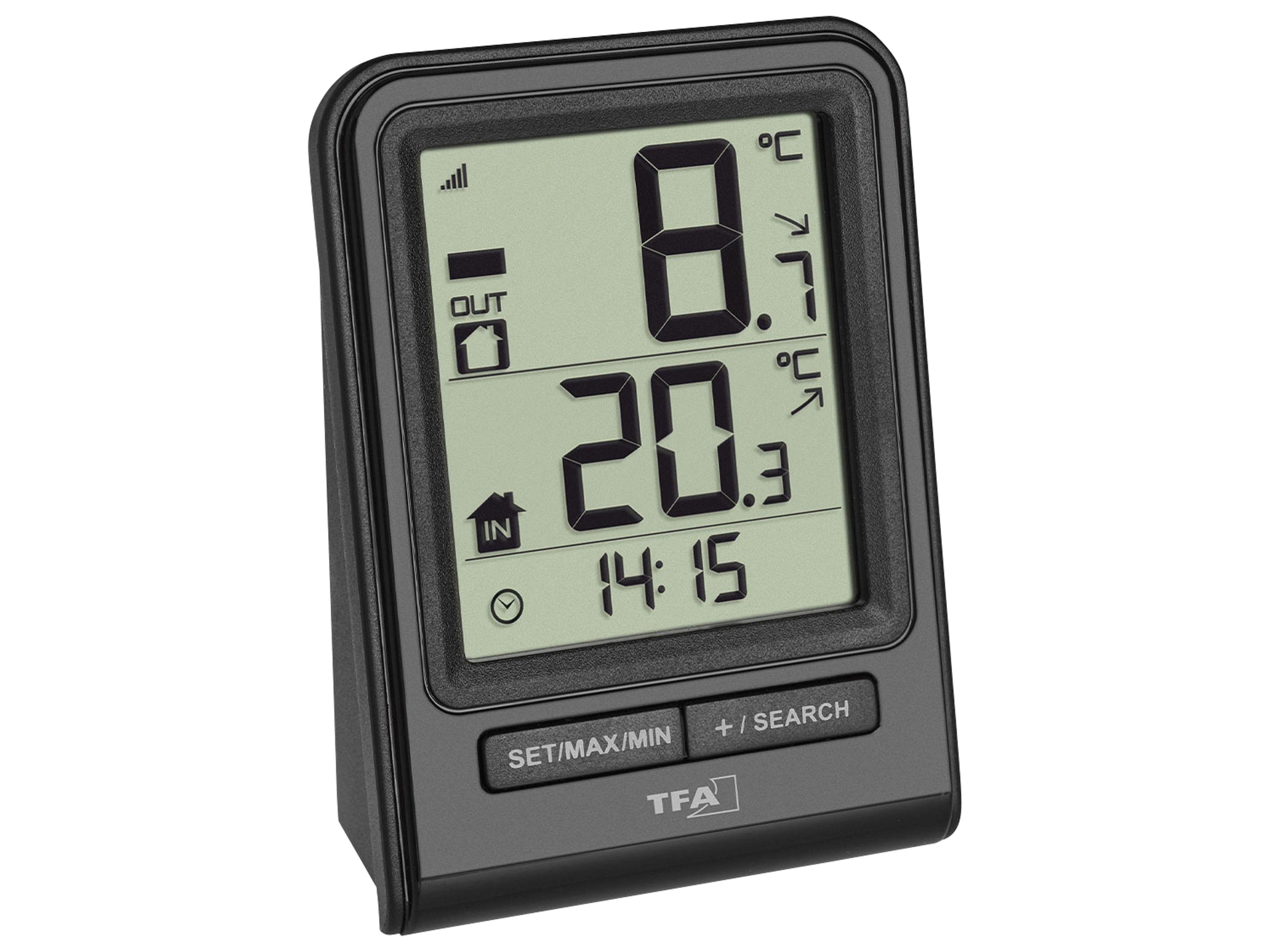 Tfa Badethermometer TFA Funk-Thermometer Prisma 30.3063.01