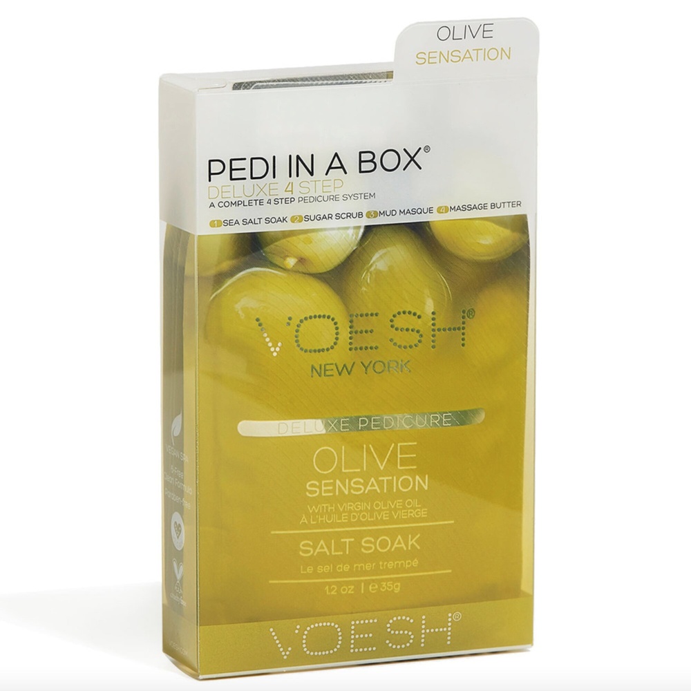 voesh SET PIEDS OLIVES 4 ETAPES soins pieds