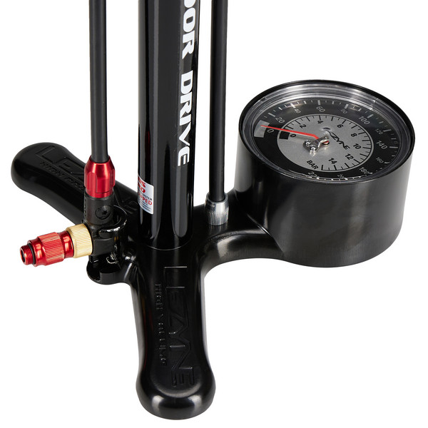 STANDLUFTPUMPE STEEL FLOOR DRIVE  220 PSI, 3,5'  MANOMETER - Luftpumpe