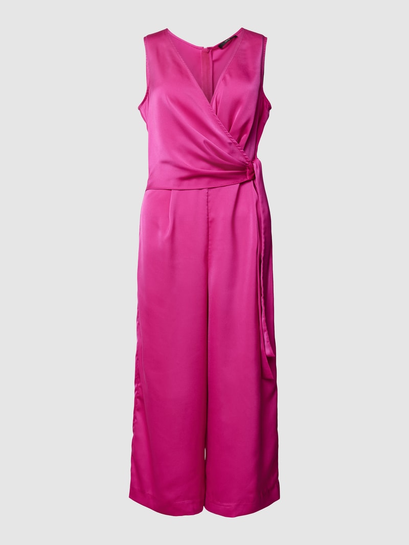 Jumpsuit in Wickel-Optik in pink