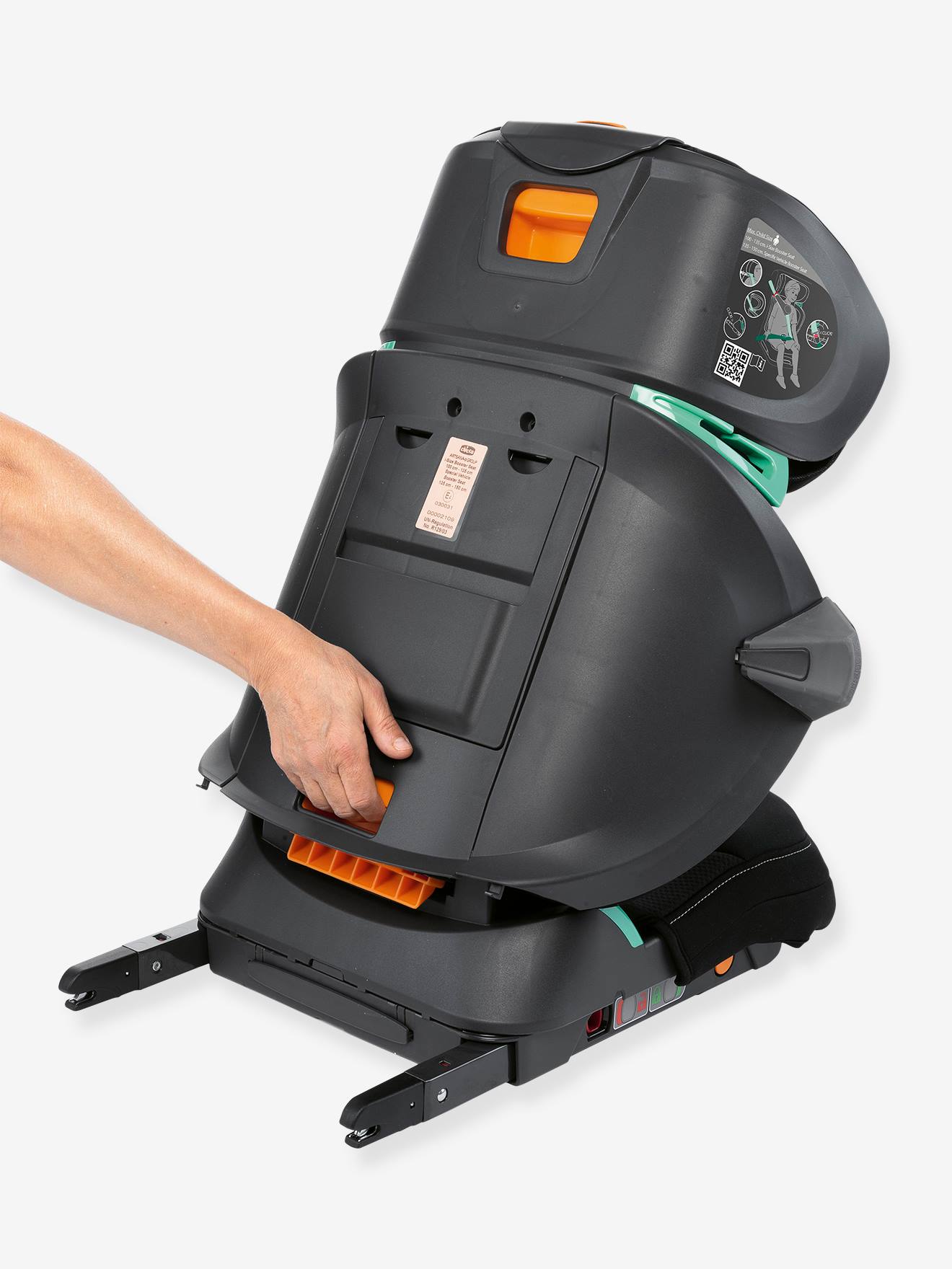 Siège-auto CHICCO Fold&Go i-Size 100 à 150 cm, équivalence groupe 2/3 black