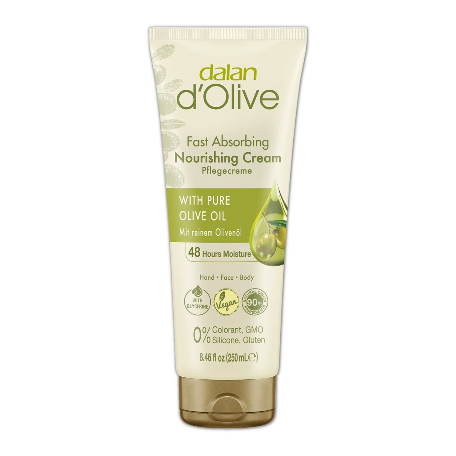 Hand & Körper Creme mit Olivenöl