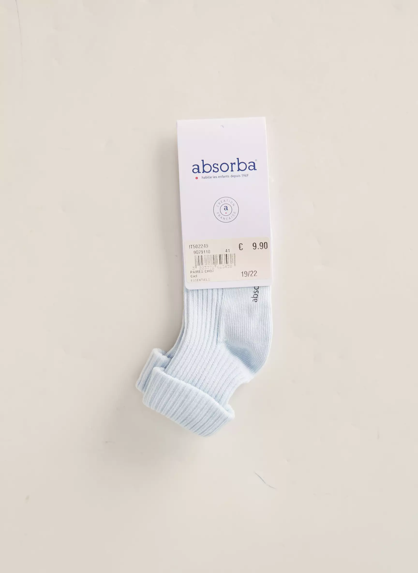 Absorba Chaussette Enfant couleur bleu